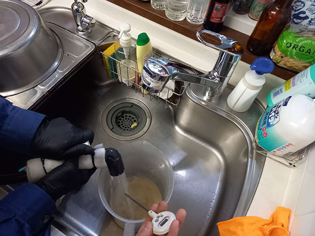 給水・給湯管洗浄工事