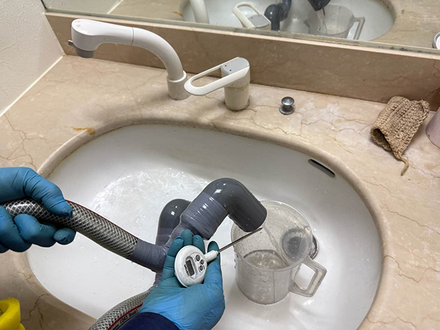 給水・給湯管洗浄工事