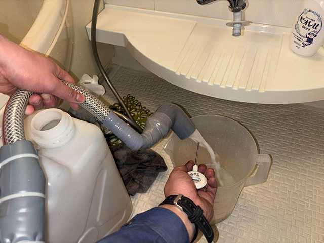 給水・給湯管洗浄工事