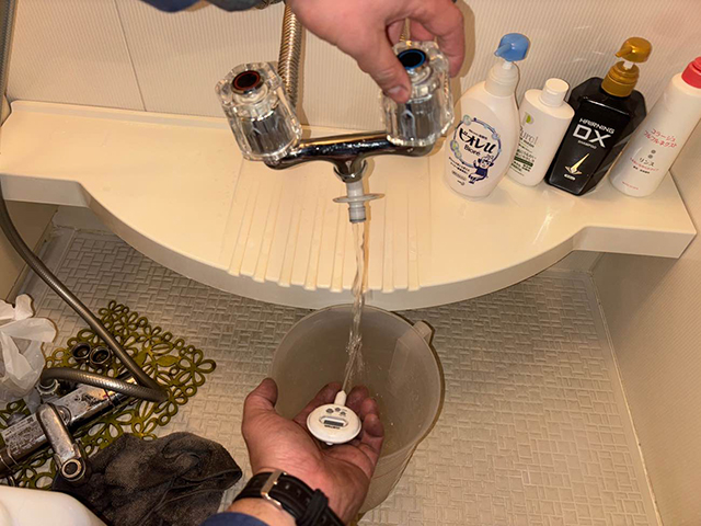 給水・給湯管洗浄工事