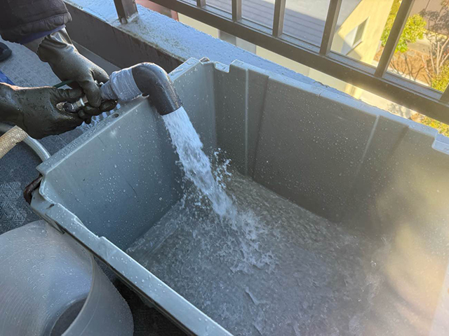 給水・給湯管洗浄工事