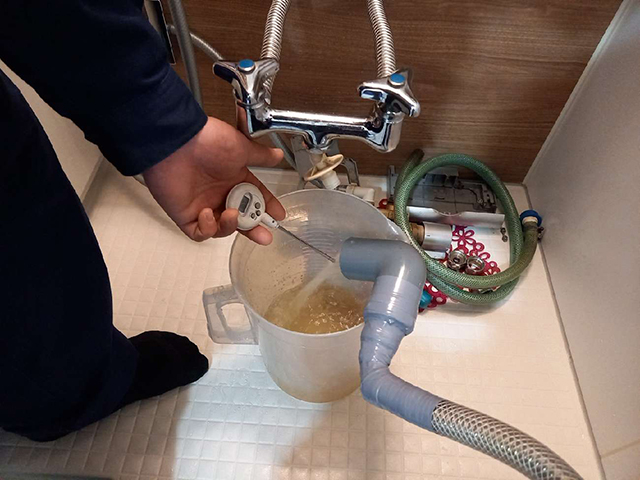 給水・給湯管洗浄工事