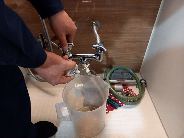 給水・給湯管洗浄工事