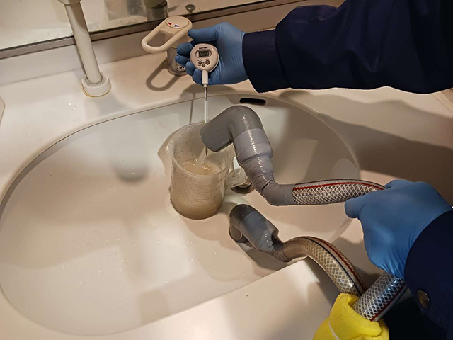 給水・給湯管洗浄工事