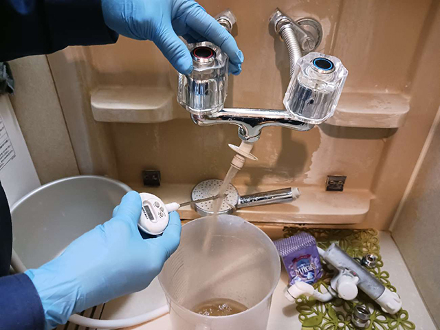 給水・給湯管洗浄工事