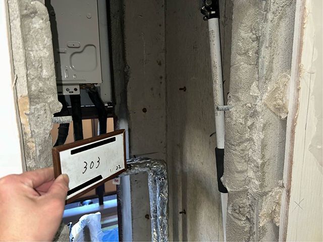 共用部排水管更新工事