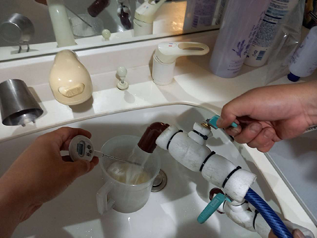 給水・給湯管洗浄工事