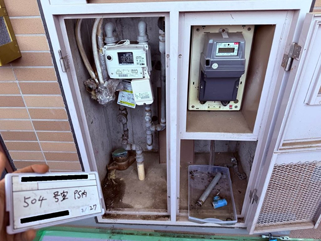 量水器廻り更新工事