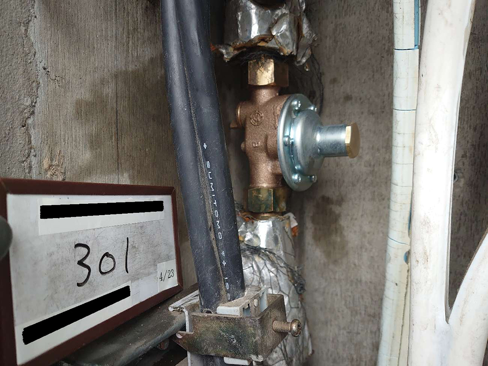 減圧弁交換工事