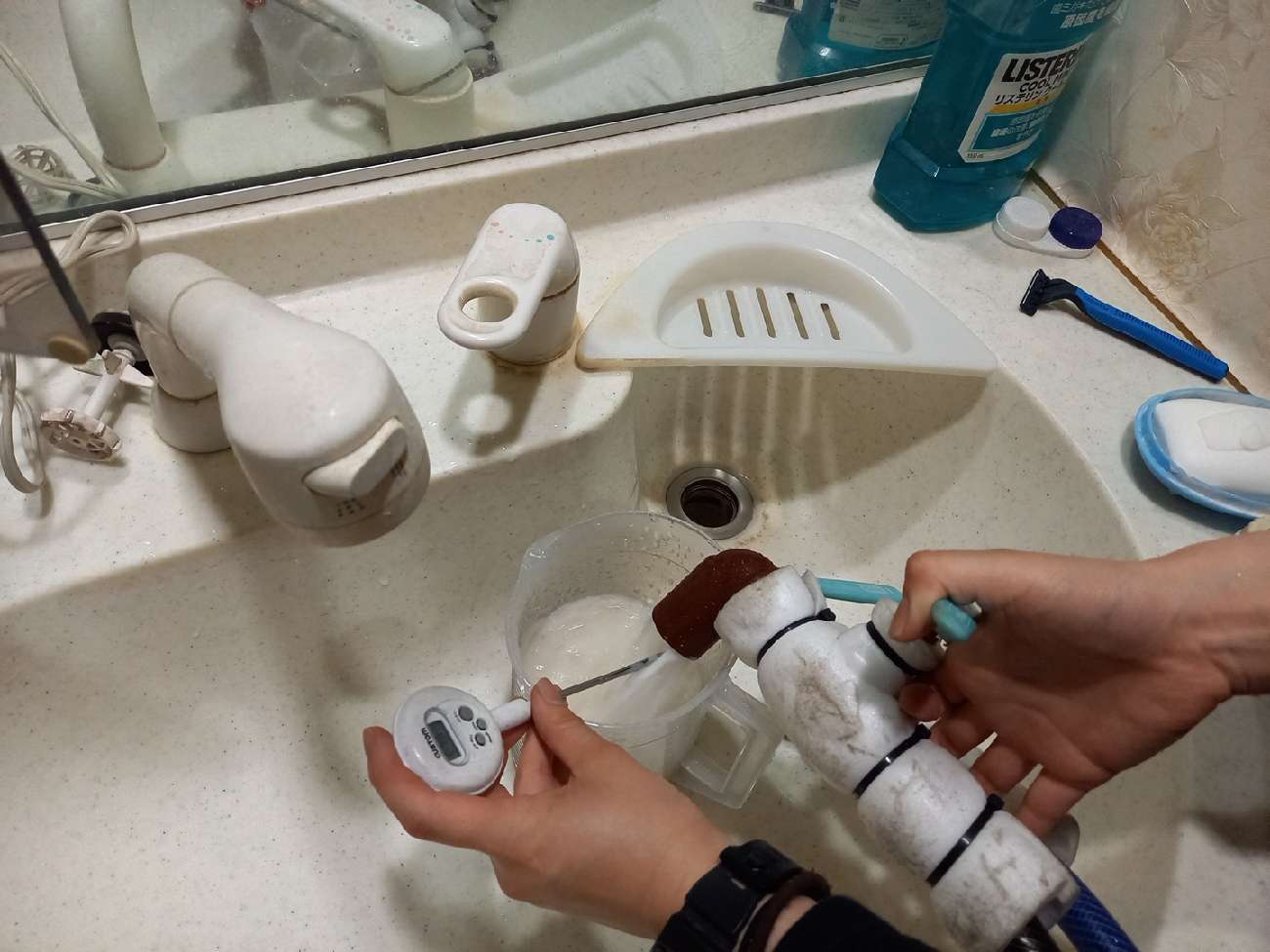 給水・給湯管洗浄工事