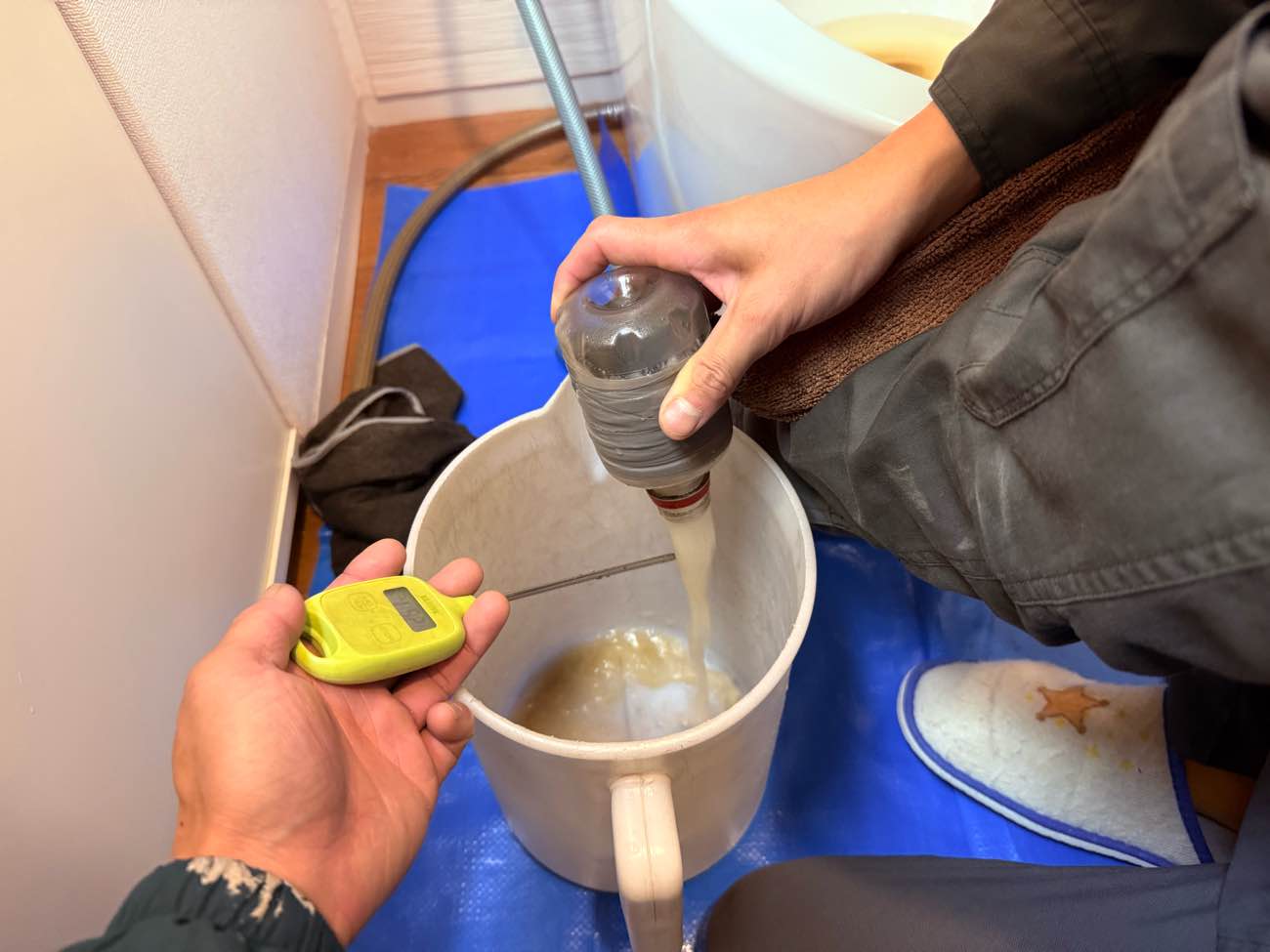 給水・給湯管洗浄工事