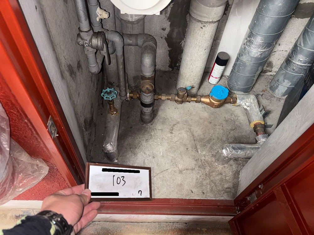 共用部給水管更新工事