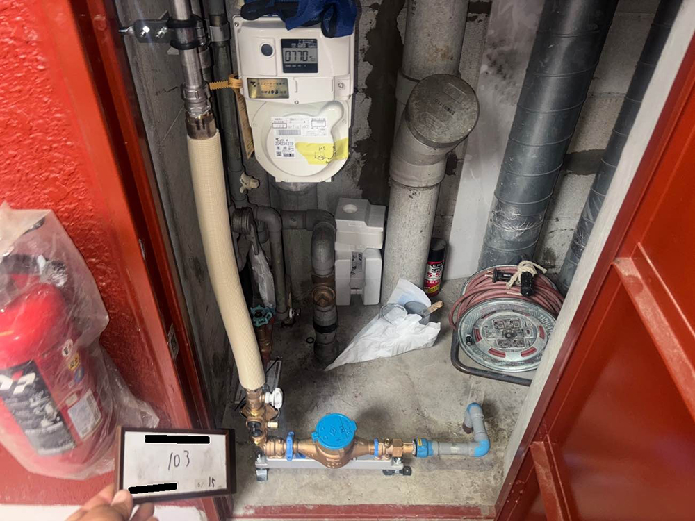 共用部給水管更新工事