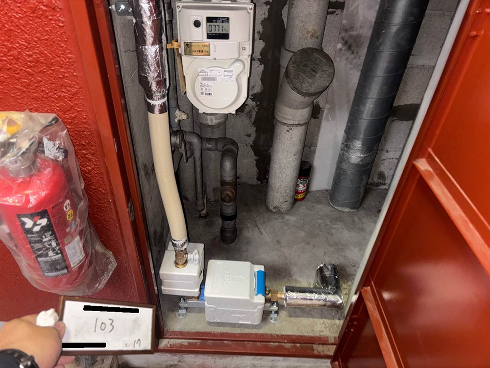 共用部給水管更新工事