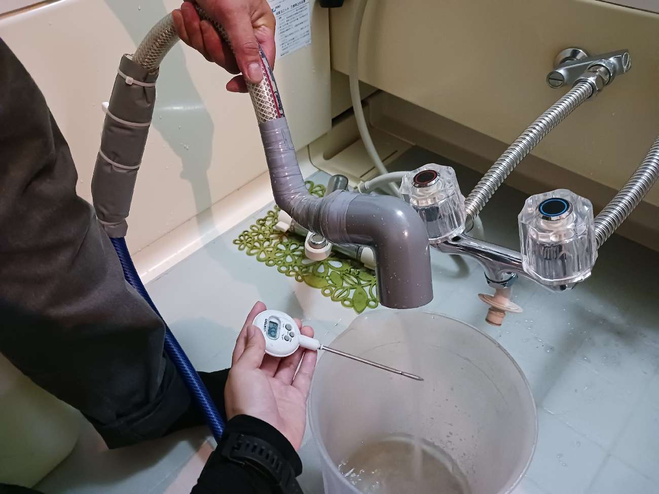 給水・給湯管洗浄工事