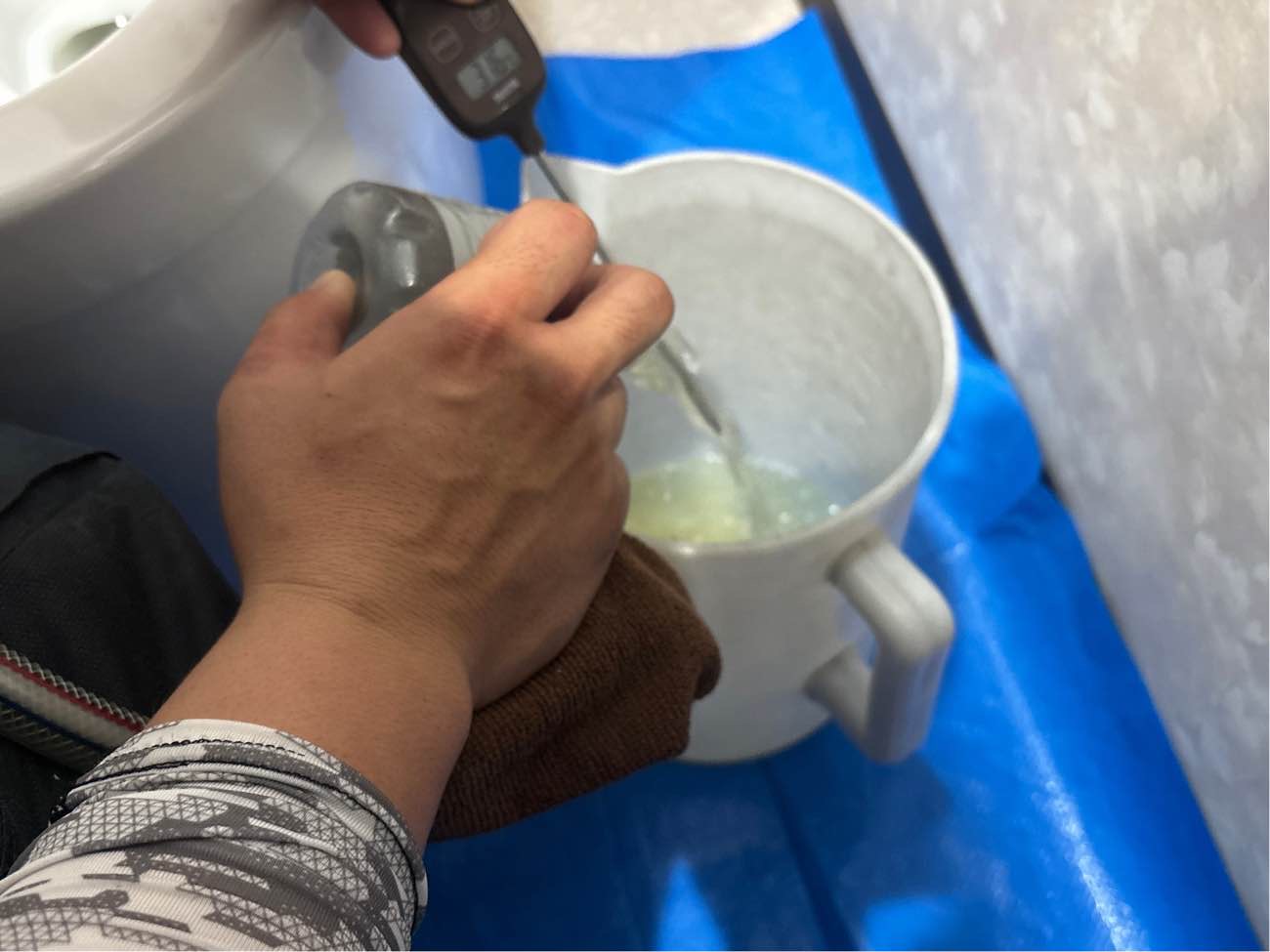 給水・給湯管洗浄工事