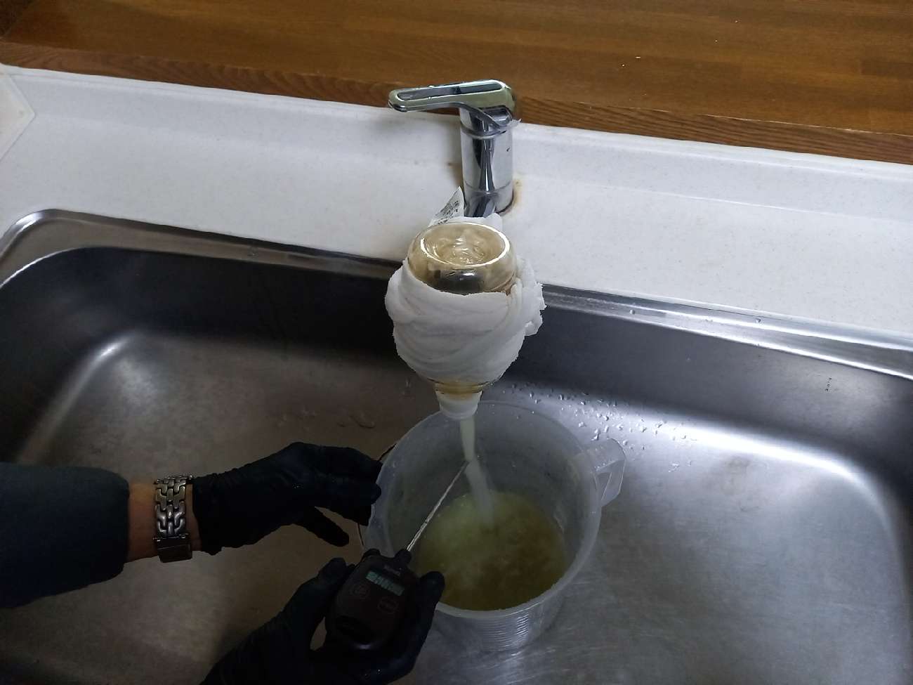 給水・給湯管洗浄工事