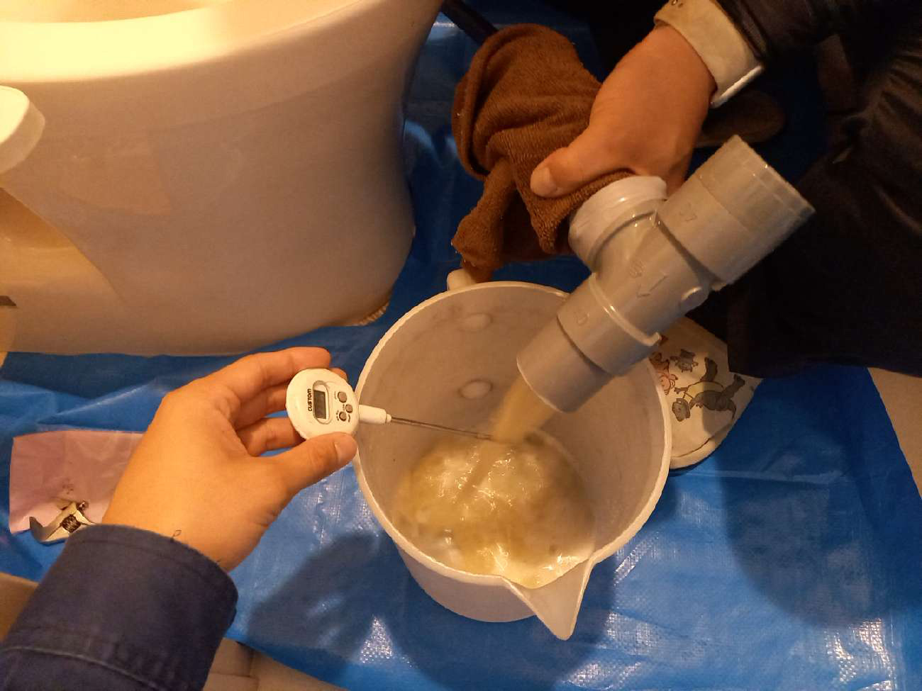 給水・給湯管洗浄工事