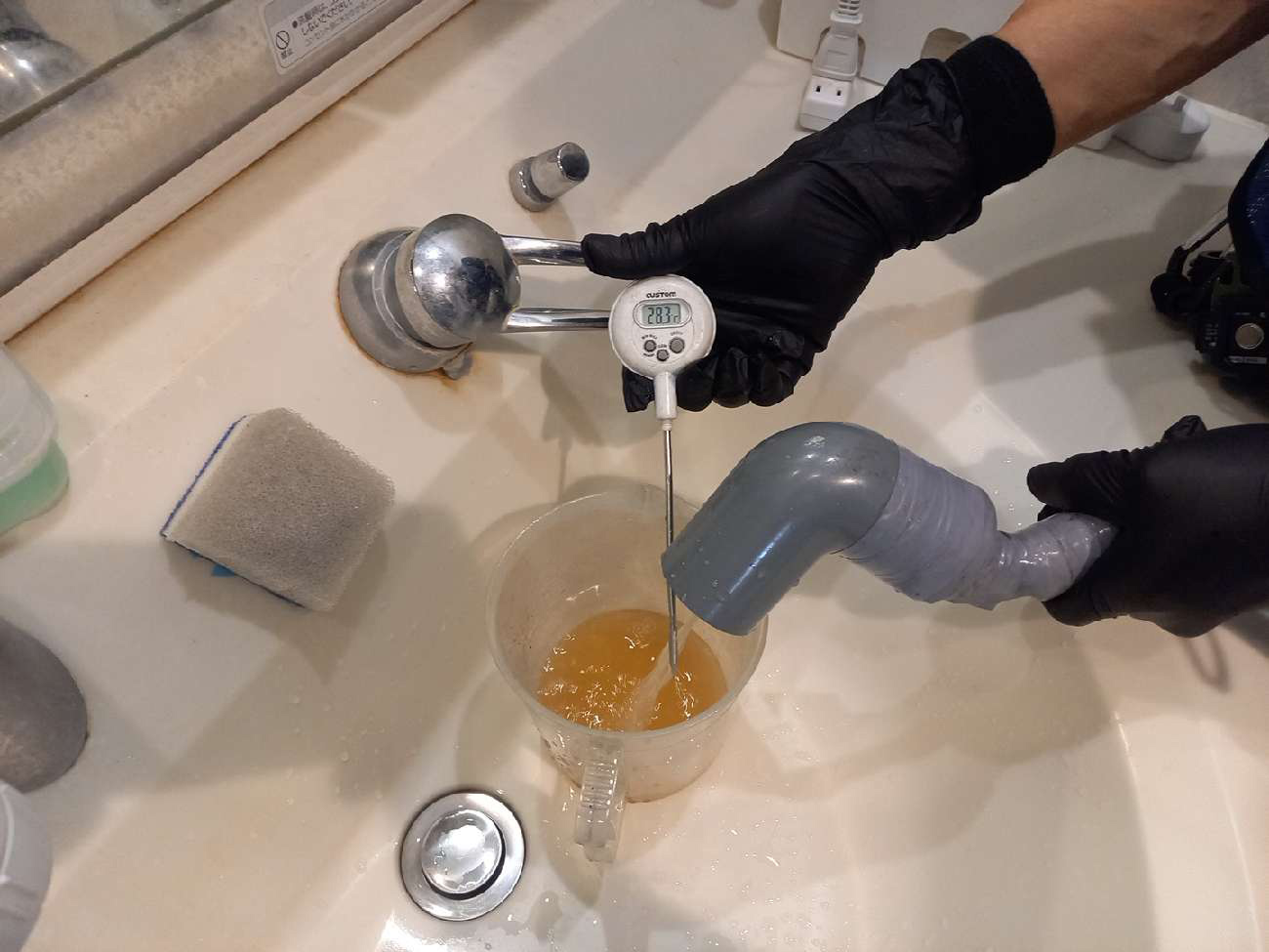 給水・給湯管洗浄工事