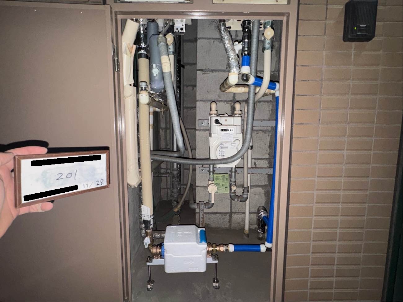 量水器廻り更新工事