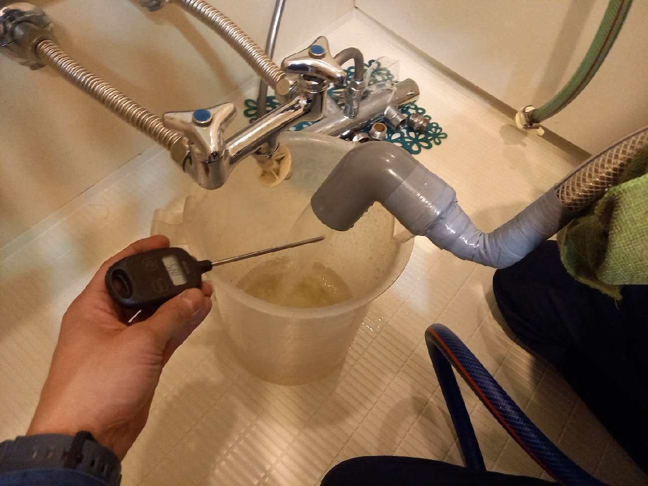 給水・給湯管洗浄工事