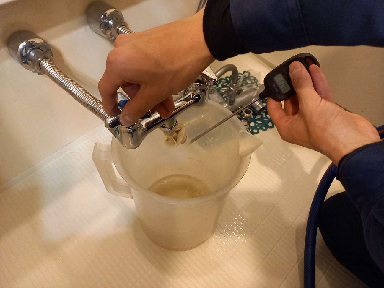 給水・給湯管洗浄工事