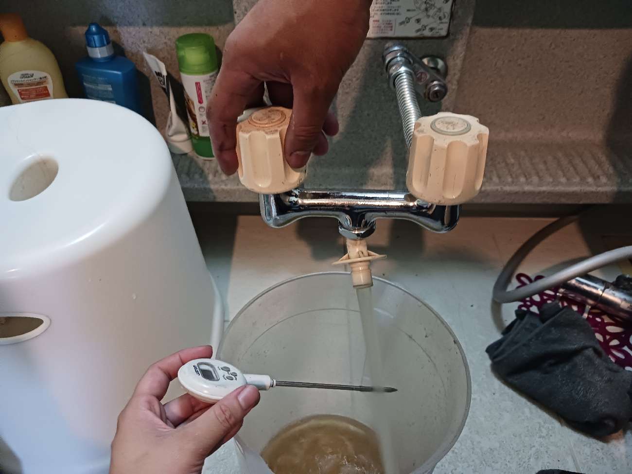 給水・給湯管洗浄工事